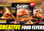 design food flyers, restaurant menu, and promotion posters